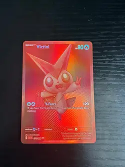 Red Victini 171/086 Black Bolt Pokemon Card Rare Holo Pack Fresh ✅ MINT! - Image 1