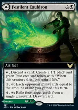 MTG Pestilent Cauldron (327/423) Strixhaven School of Mages NM - Image 1