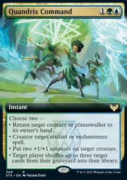 MTG Quandrix Command (349/423) Strixhaven School of Mages LP - Image 1