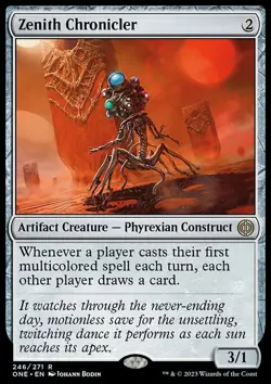 MTG Magic the Gathering Zenith Chronicler (246/493) Phyrexia All Will Be One NM - Image 1
