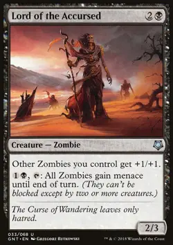 MTG Magic the Gathering Lord of the Accursed (33/68) Game Night LP - Image 1