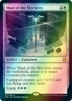 Maul of the Skyclaves, FOIL, Zendikar Rising, MTG, NM/M - Image 1