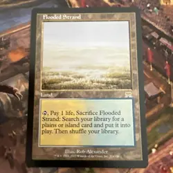 Flooded Strand Mtg Onslaught Mint Land Rare - Image 1