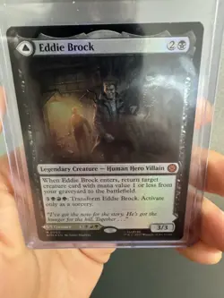 MTG: SPIDER-MAN, EDDIE BROCK / / VENOM, LETHAL PROTECTOR 0055, FOIL MYTHIC, NM - Image 2