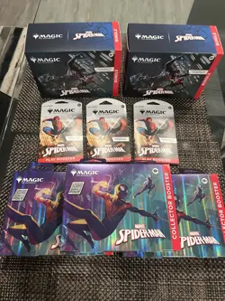 Magic The Gathering Marvel's Spider-Man Collector Booster. Mega Bundle 8 piece - Image 1