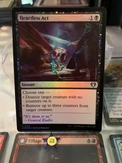 1x Heartless Act - Foil MTG Commander Masters NM Magic Foil - Image 1