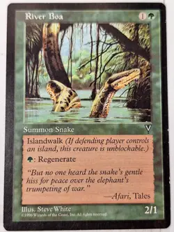 River Boa - Visions - Magic the Gathering MTG Nice! - Image 1