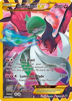 Pokemon Gardevoir EX (Secret) LP 1st Edition Normal XY - Steam Siege - Image 1