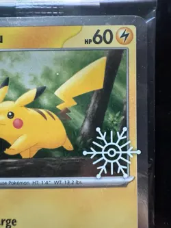 Pikachu 025/165 Pokemon Holiday Calendar 2025 Festive Stamp Snowflake SEALED - Image 4