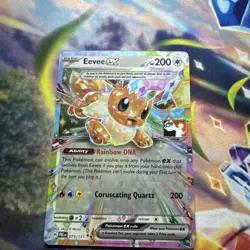 Pokemon TCG Play!1 Prize Pack Series 7 - Eevee ex Prismatic Evolutions NM Holo - Image 1