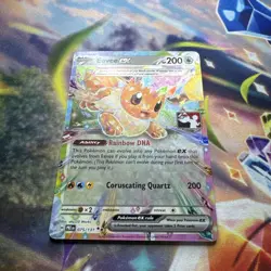 Pokemon TCG Play!1 Prize Pack Series 7 - Eevee ex Prismatic Evolutions NM Holo - Image 2