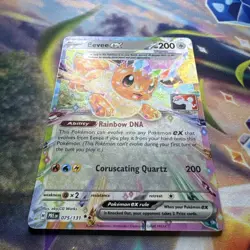 Pokemon TCG Play!1 Prize Pack Series 7 - Eevee ex Prismatic Evolutions NM Holo - Image 3