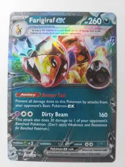 Pokemon - Farigiraf ex - 108/162 - Temporal Forces - Double Rare - NM - Image 2