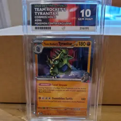 ACE 10 - Team Rocket's Tyranitar Pokemon Center Stamp Promo #96 - Image 1