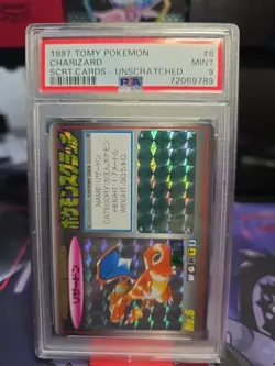 1997 Tomy Scratch Charizard Evo Line Sequential PSA 9s Unscratched Pokemon - Image 2