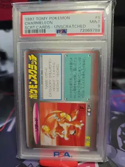 1997 Tomy Scratch Charizard Evo Line Sequential PSA 9s Unscratched Pokemon - Image 4