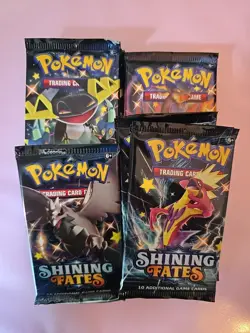 Pokemon TCG Shining Fates Booster Packs x12 - Image 1