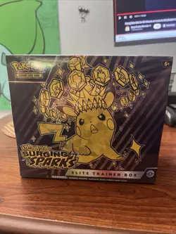 Factory Sealed Pokemon TCG Surging Sparks Elite Trainer Box (ETB) - Image 1