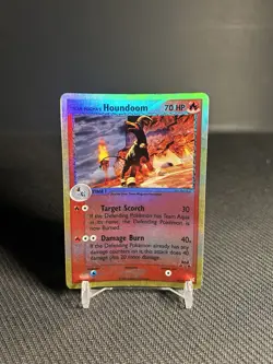 Pokemon TCG Team Magma's Houndoom 34/95 Team Magma vs Team Aqua Reverse Holo MP - Image 1
