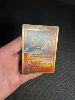 Pokemon TCG Team Magma's Houndoom 34/95 Team Magma vs Team Aqua Reverse Holo MP - Image 4