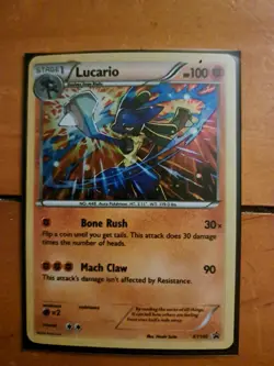 Pokemon tcg XY Steam Siege Lucario Promo # XY140 Mint Condition - Image 1