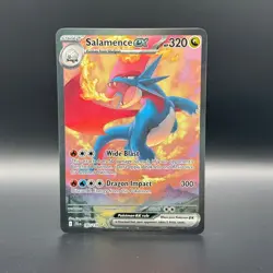Pokemon TCG Journey Together Salamence EX #187/159 Special Illustration Rare - Image 1