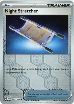 Night Stretcher (Reverse Holo) - 061/064 - Shrouded Fable - Pokemon - English - Image 1