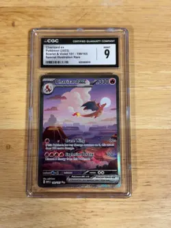 2023 Pokemon, Charizard ex 199/165 Special Illustration Rare, S&V 151 CGC 9 MINT - Image 1