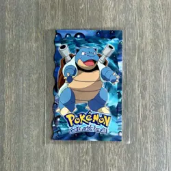 1999 Topps Pokemon Movie Edition Blastoise 9/12 and Dragonair #148 Die Cut LP - Image 2