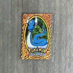 1999 Topps Pokemon Movie Edition Blastoise 9/12 and Dragonair #148 Die Cut LP - Image 4