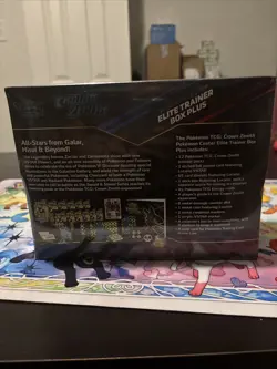 Pokemon Crown Zenith Pokemon Center Elite Trainer Box Plus ETB Sealed 12 Packs - Image 2