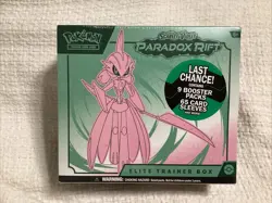 Pokemon Paradox Rift SEALED Elite Trainer Box (ETB) Scarlet & Violet Sealed - Image 1