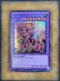 Yugioh Invoked Magellanica FUEN-EN031 Secret Rare 1st Ed LP - Image 1