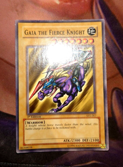 Gaia The Fierce Knight SYE-007 1st Edition YU-GI-OH - Image 1