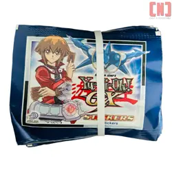 50 PACKS Bundle YuGiOh GX Vintage Sticker Packs New Sealed Yu-Gi-Oh Manga Ser. 1 - Image 2
