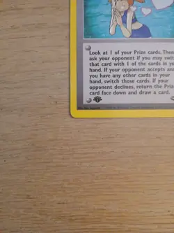 Misty’s Wish 108/132 Gym Challenge 1st Edition Pokemon Card NM - Image 5