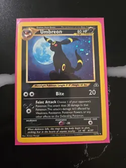 Pokemon TCG Umbreon Neo Discovery Holo Card 13/75 - Image 2
