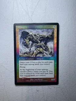 Magic The Gathering Planeshift Draco #131/143 MTG TCG CCG Foil 2001 Rare - Image 1
