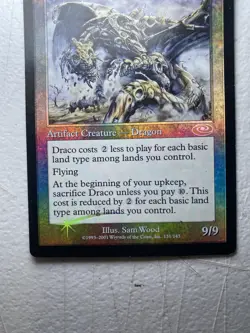 Magic The Gathering Planeshift Draco #131/143 MTG TCG CCG Foil 2001 Rare - Image 2