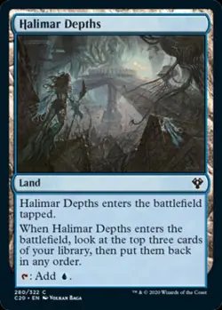 Halimar Depths - Light Play MTG Commander 2020 Ikoria - Image 1
