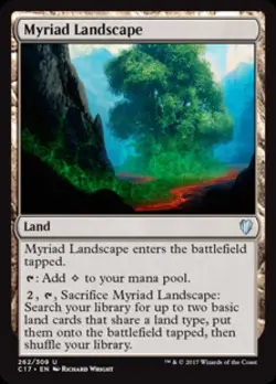 Myriad Landscape - Light Play MTG Commander 2017 - Image 1