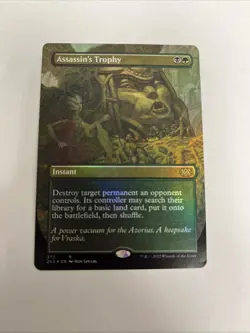 Assassin’s Trophy Borderless Foil Double Masters 2022 MTG - Image 1