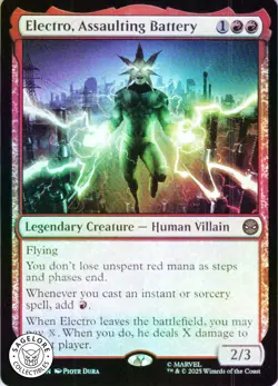 MTG Electro, Assaulting Battery (76) | NM Foil | Spider-Man {SPM} - Image 1