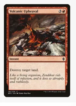 Volcanic Upheaval | Battle For Zendikar BFZ | MTG Magic | Destroy | LP-NM - Image 1