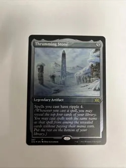 Thrumming Stone Foil Etched Double Masters 2022 MTG - Image 1