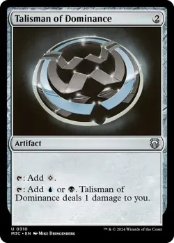 Talisman of Dominance 310 MTG Commander M3C Uncommon NP - Image 1