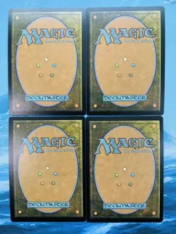 MTG Foil Deception Card Set 4 Pieces Playable Used No Major Damage - Image 2