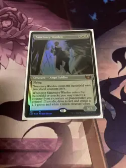 MTG Sanctuary Keeper Foil English Showcase Card - Image 1