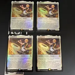 MTG Astrid Peth Foil Card Set of 4 Played Good Condition - Image 1