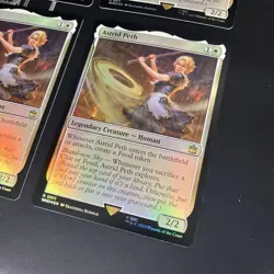 MTG Astrid Peth Foil Card Set of 4 Played Good Condition - Image 5